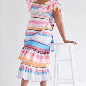 Plenty by Tracy Reese x Anthropologie Striped Dress 2XL